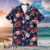 Detroit Tigers Logo And Red Pink Hibiscus 3D Hawaiian Shirt 1 1