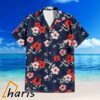 Detroit Tigers Logo And Red Pink Hibiscus 3D Hawaiian Shirt 2 2