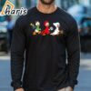 Funny Duck trick or treat Disney Family Halloween Shirts 3 long sleeve shirt