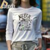 Graphic Movie Vintage Never Trust The Living Shirt Graphic Tee Halloween Spooky Shirt Tim Burton Movie Shirt 4 long sleeve shirt