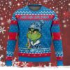 Grinch Coors Light Makes Me Happy Ugly Christmas Sweater 4 4