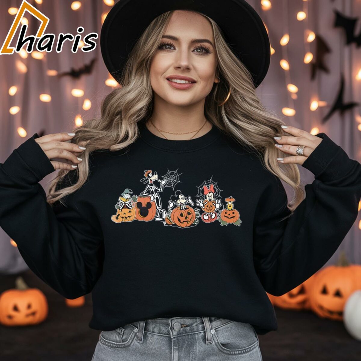 Halloween Disney Mickey And Friends Skeleton Pumpkin Disney Halloween Shirts 3 3