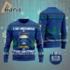 I Got Vaccinated By Bud Light Beer Ugly Beer Christmas Sweater 1 1