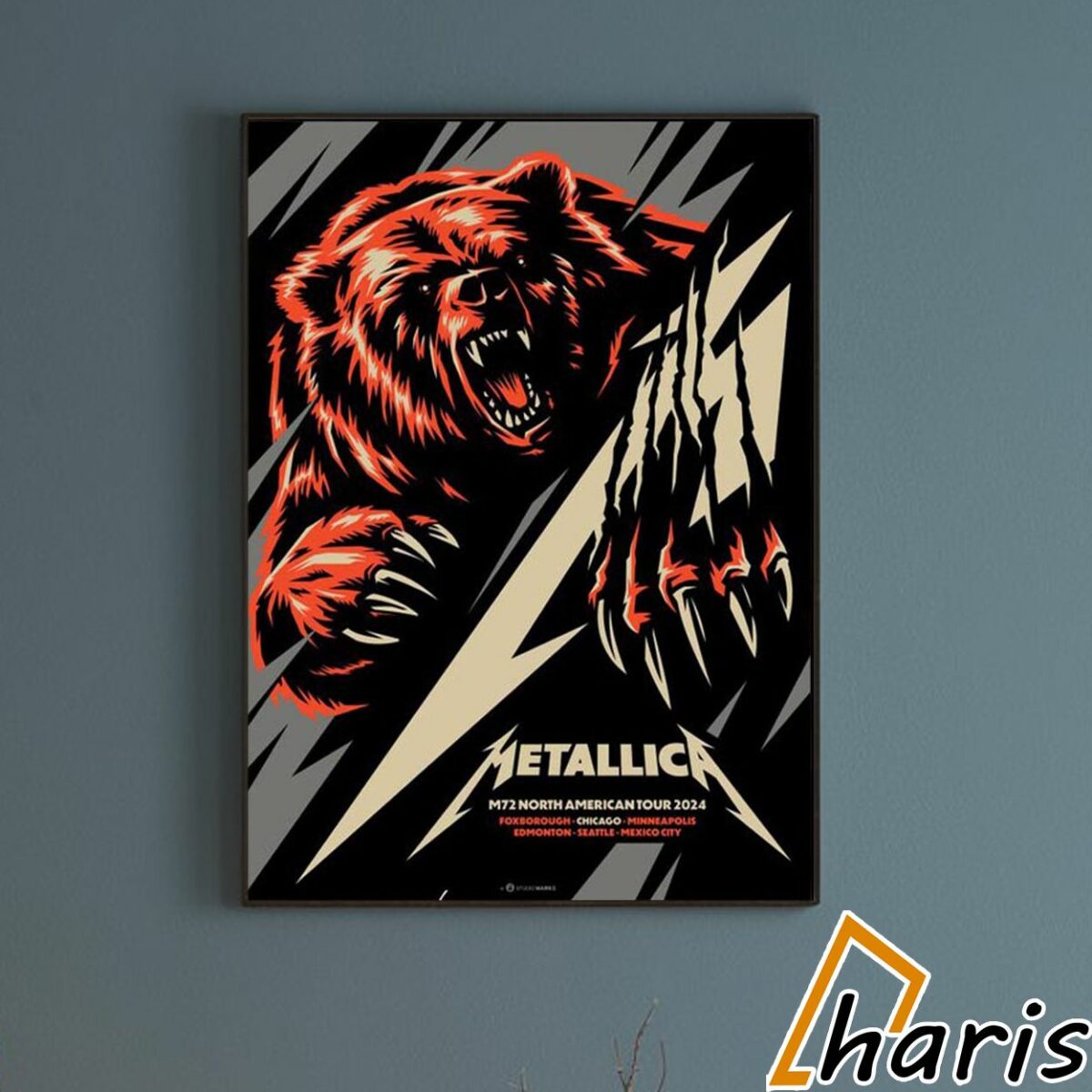 M72 Metallica Chicago Poster 2