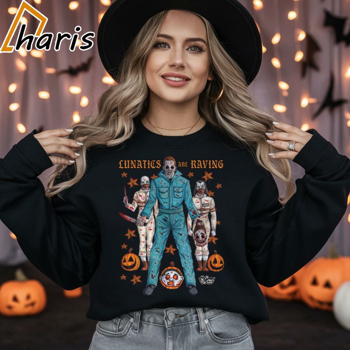 Michael Myers and Lunatics Are Raving Halloween Safety Shirt 3 3