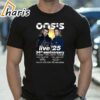 Oasis Live 25 34th Anniversary 1991 2025 Thank You For The Memories Shirt 1 shirt