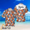 Orange Hibiscus Pattern Detroit Tigers Hawaiian Shirt 2 2