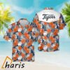 Orange Hibiscus Pattern Detroit Tigers Hawaiian Shirt 4 4