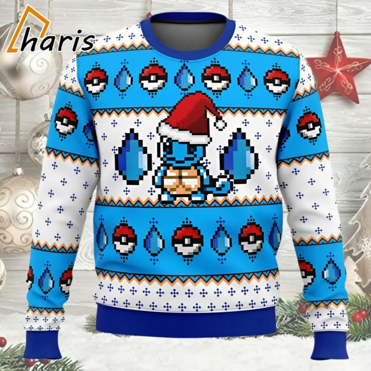 Squirtle Pokemon Ugly Christmas Sweater 2 2