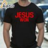 Treveyon Henderson Wearing Jesus Won Shirt 1 shirt