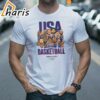 USA Basketball Team 2024 Olympics Gold Medal Caricature Shirt 1 shirt