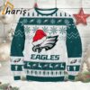 Big Logo Santa Hat NFL Eagles Ugly Christmas Sweater result 2 2