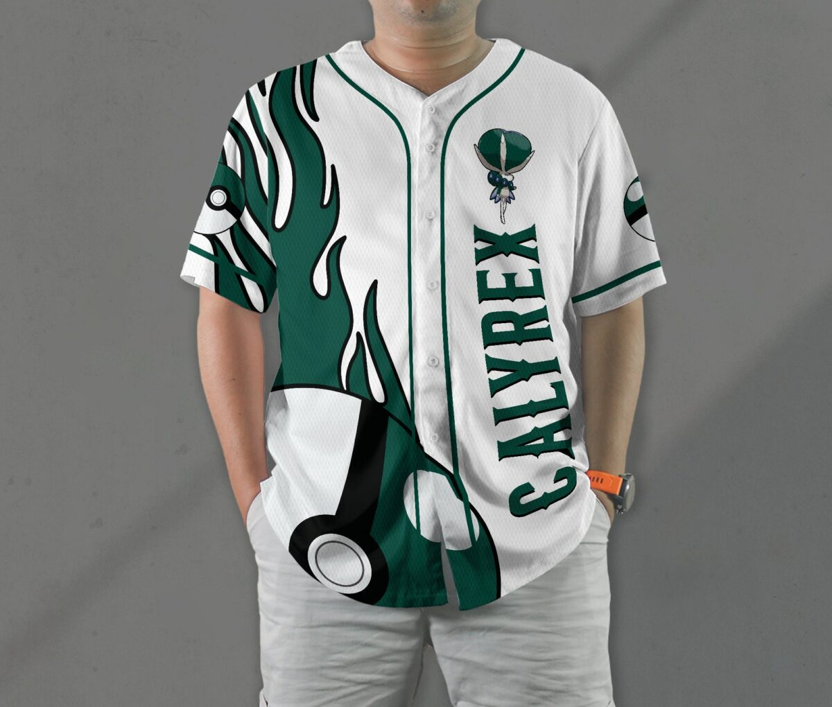 Calyrex Baseball Jersey Shirt Japanese Anime Jersey Shirt Gift 2