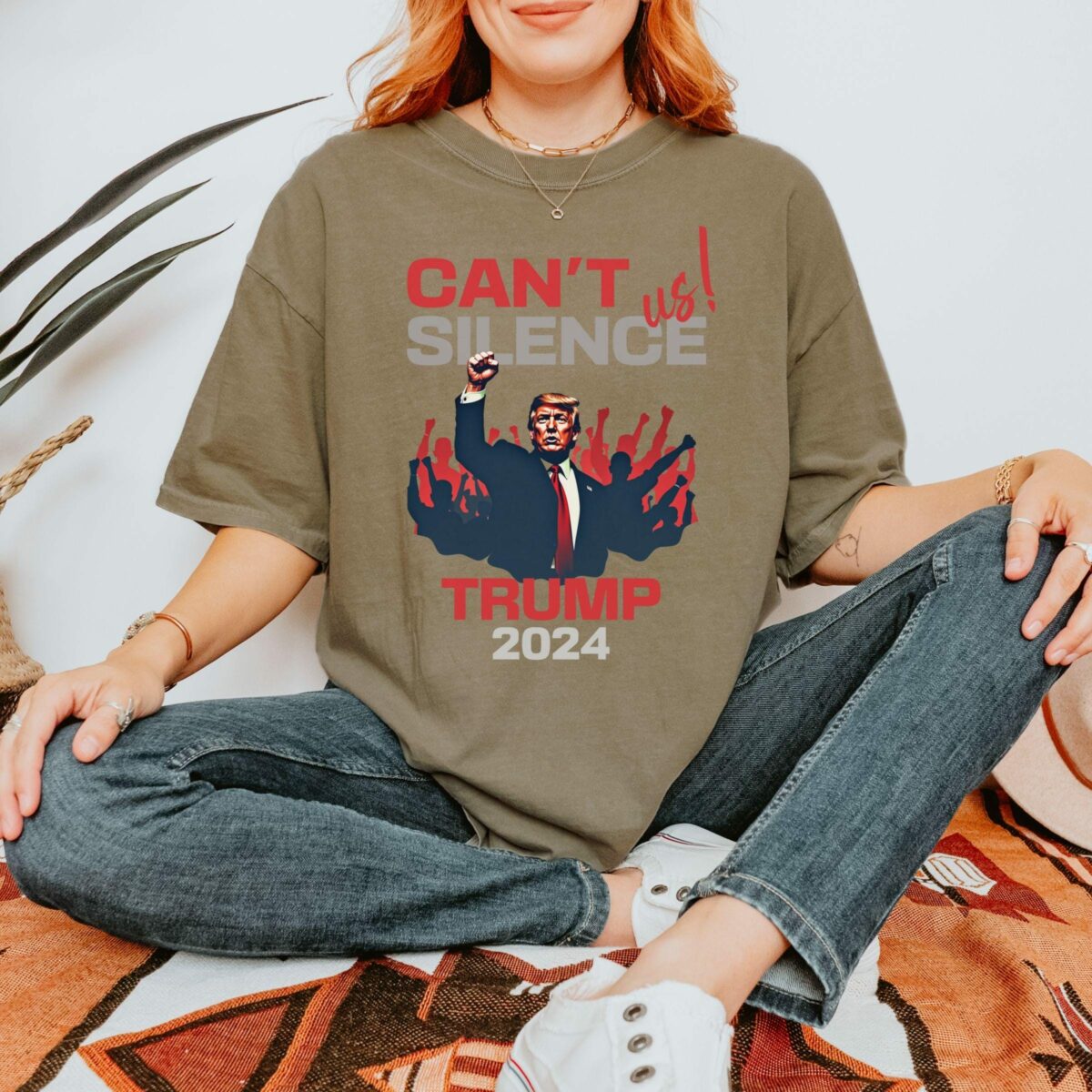 Cant Silence Us Trump 2024 T Shirt Shooting MAGA 2024 Shirt You Missed Patriot T Shirt Trump 2024 Shirt Republican Gift Comfort Colors(r) 7