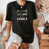 Cat Ladies For Kamala Shirt Kamala Harris 2024 President Shirt Cat Mom Shirt Kamala Rally T Shirt Childless Cat Ladies Kamala Shirt 2