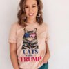 Cats For Trump Shirt Funny Cat Trump 2024 Support Shirt Trump Long Hair Cat Shirt MAGA Cat Shirt Vote Trump 2024 Shirt Trump Cat Lady 2