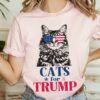 Cats For Trump Shirt Funny Cat Trump 2024 Support Shirt Trump Long Hair Cat Shirt MAGA Cat Shirt Vote Trump 2024 Shirt Trump Cat Lady 3