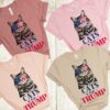 Cats For Trump Shirt Funny Cat Trump 2024 Support Shirt Trump Long Hair Cat Shirt MAGA Cat Shirt Vote Trump 2024 Shirt Trump Cat Lady 5