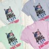 Cats For Trump Shirt Funny Cat Trump 2024 Support Shirt Trump Long Hair Cat Shirt MAGA Cat Shirt Vote Trump 2024 Shirt Trump Cat Lady 6