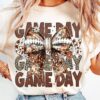 Coquette Football Shirt Football Bow Disco Ball Shirt Football Mom Shirt Game Day Shirt Fall Football Shirt 1