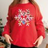 Disney Snowflake Christmas Sweatshirt Disneyland Xmas Shirt Magic Kingdom Holiday Shirt Mickey Snowflake T Shirt Disney Christmas Trip 2