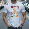 Florida map hand drawn Florida State Symbols and icons T Shirt 1 shirt