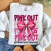 Football Pink Out Shirt Breast Cancer Football Shirt Breast Cancer Awareness Shirt Pink Ribbon Shirt 3