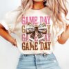 Game Day Coquette Football Shirt Football Bow Shirt Football Mom Shirt Football Shirt Game Day Shirt 4