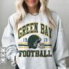 Green Bay Football Sweatshirt Green Bay Shirt Retro Style 90s Vintage Unisex Crewneck Graphic Tee Gift For Football Fan Sport 1