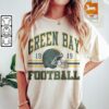 Green Bay Football Sweatshirt Green Bay Shirt Retro Style 90s Vintage Unisex Crewneck Graphic Tee Gift For Football Fan Sport 3