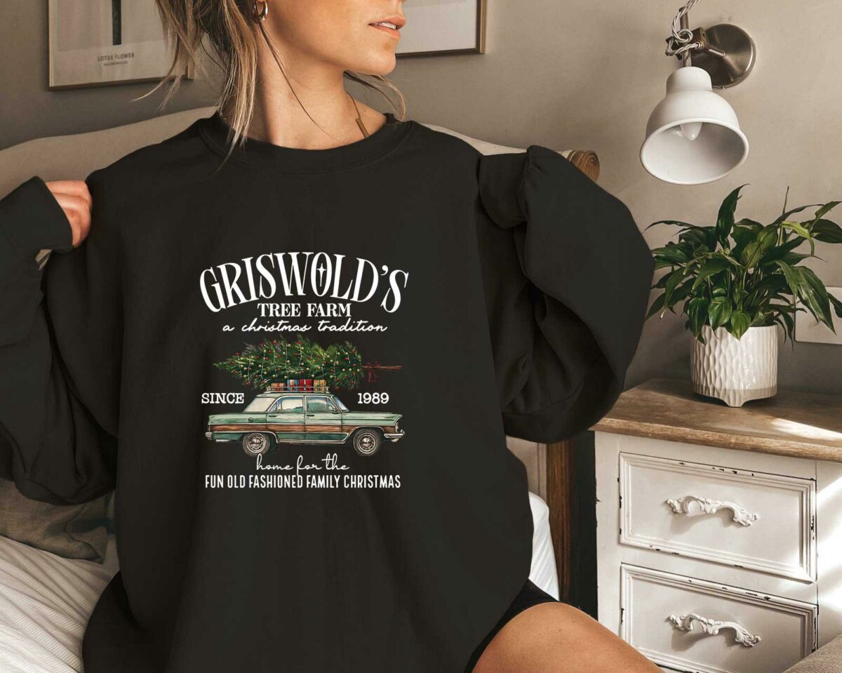 Griswold Christmas Sweatshirt Griswold Christmas Tree Farm Retro Griswold Christmas Shirt Christmas Vacation Shirt Christmas Sweatshirt 0