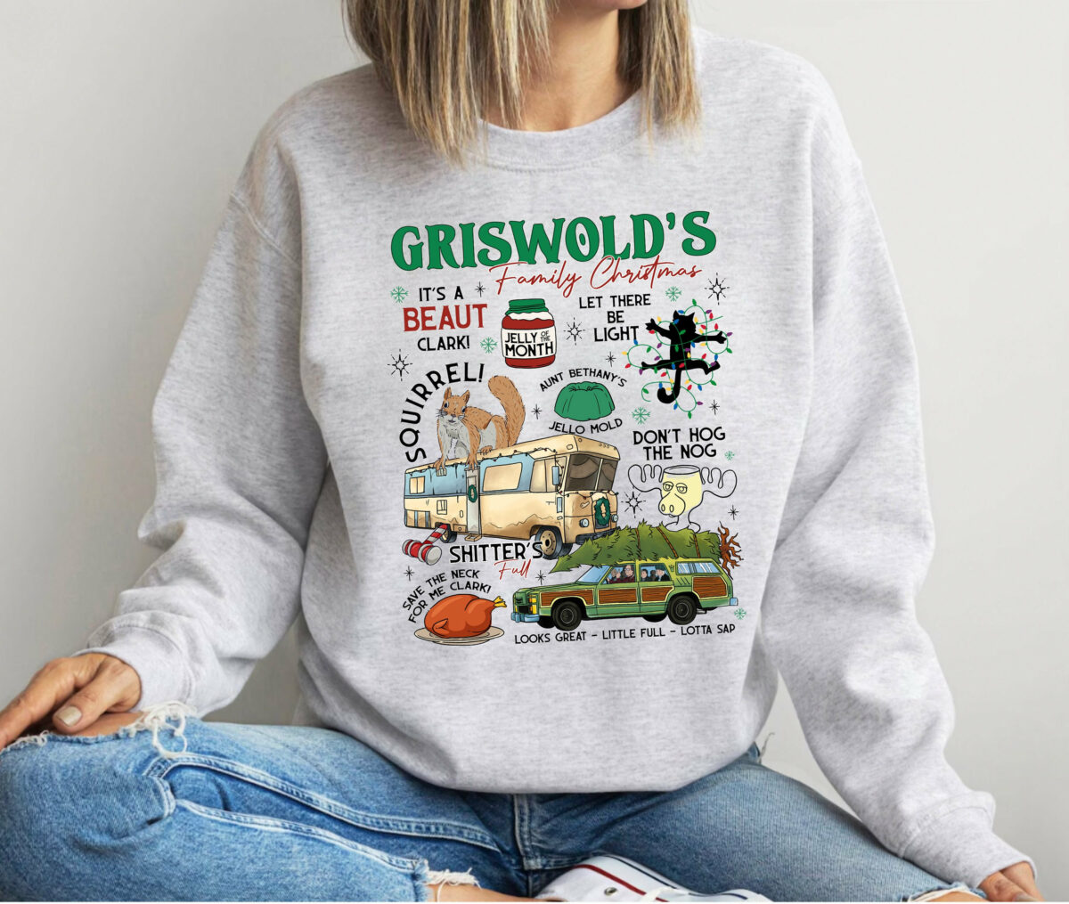 Griswold christmas sweatshirt griswold co sweater christmas tree farm shirt family vacation match national lampoons christmas vacation 4