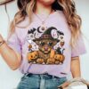 Halloween Highland Cow Shirt Bull ShirtRetro Halloween Shirt Ghost Cows Shirt Funny Cow Shirt 2