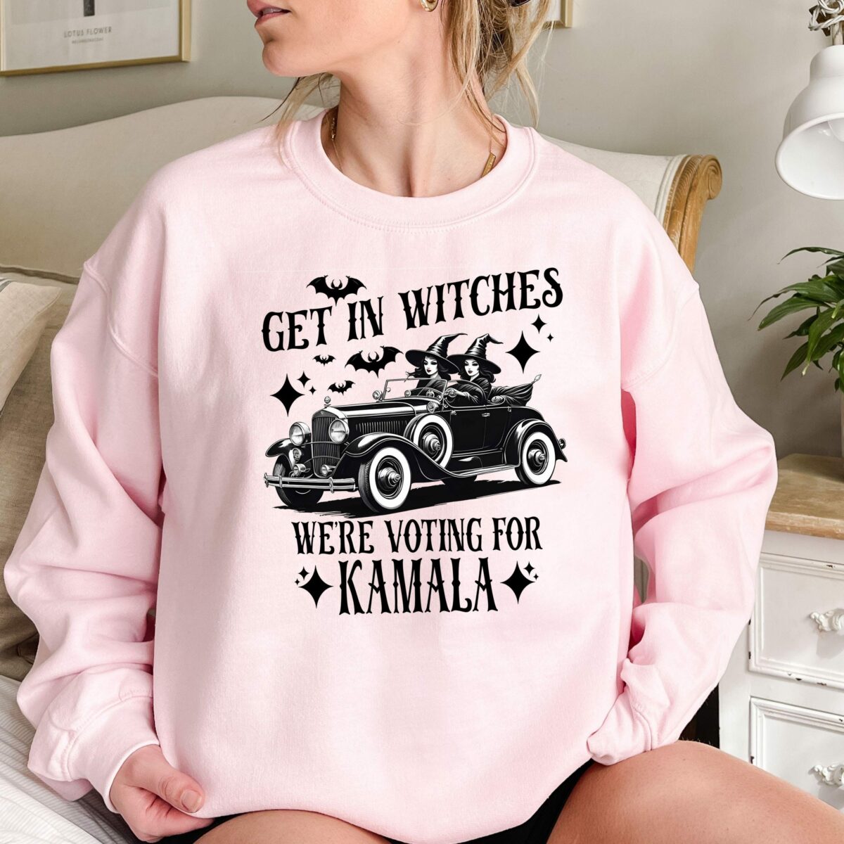 Kamala Harris Shirt Halloween Election Shirt Get in Witches Were Voting for Kamala 6 1