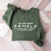 Kamala Harris for President 2024 Sweatshirt and Hoodie Presidential Election Tees Trump vs Harris 2024 Comma La Shirt 1 1