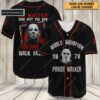 Michael Myers Halloween Baseball Jersey Horror Character Baseball Shirt Spooky Movie Jersey Customized Baseball Jersey Gift For Halloween 1