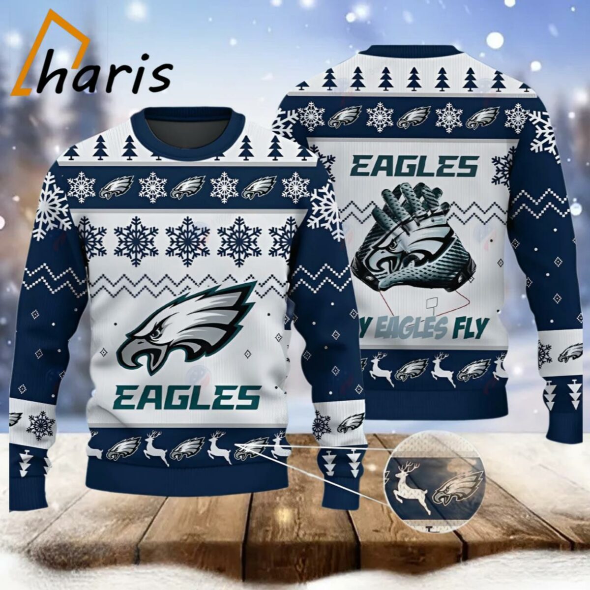 Philadelphia Eagles Fly Eagles Ugly Christmas Sweater result 1 1