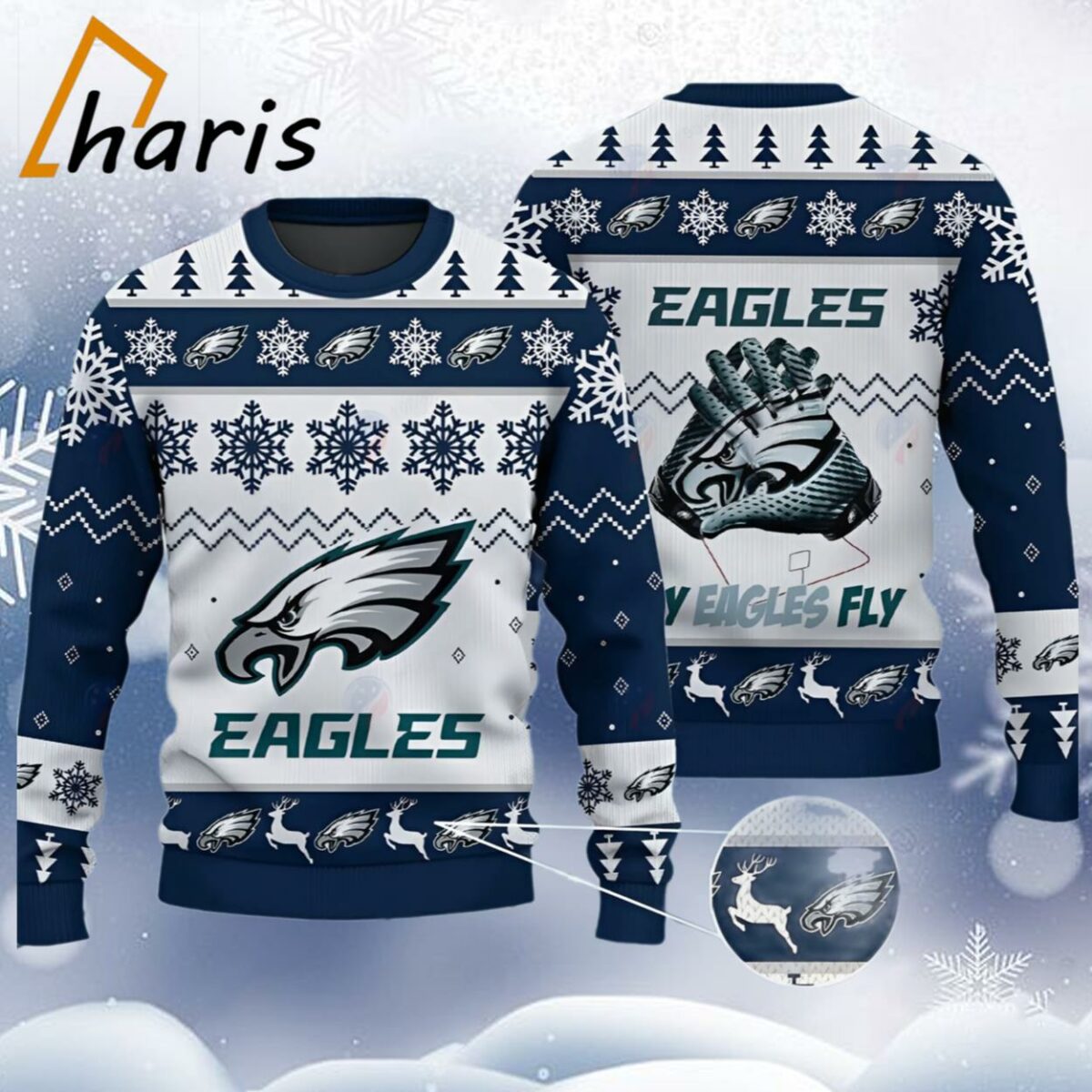 Philadelphia Eagles Fly Eagles Ugly Christmas Sweater result 3 3