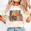 Retro Fall Shirt Fall Vibes Shirt Fall Shirt Shirt Autumn Shirt Fall Autumn Shirt 3