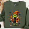 Spooky Grinch Halloween T Shirt Cool Halloween Graphic Tee Grinch Drinking Pumpkin Juice Halloween Unisex Shirt 4