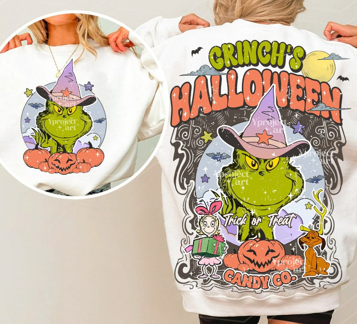 Trendy Halloween PNG Trick Or Treat PNG Halloween Png Spooky Season Png Halloween Pumpkin Witch Png Halloween Shirt Sublimation Design 2