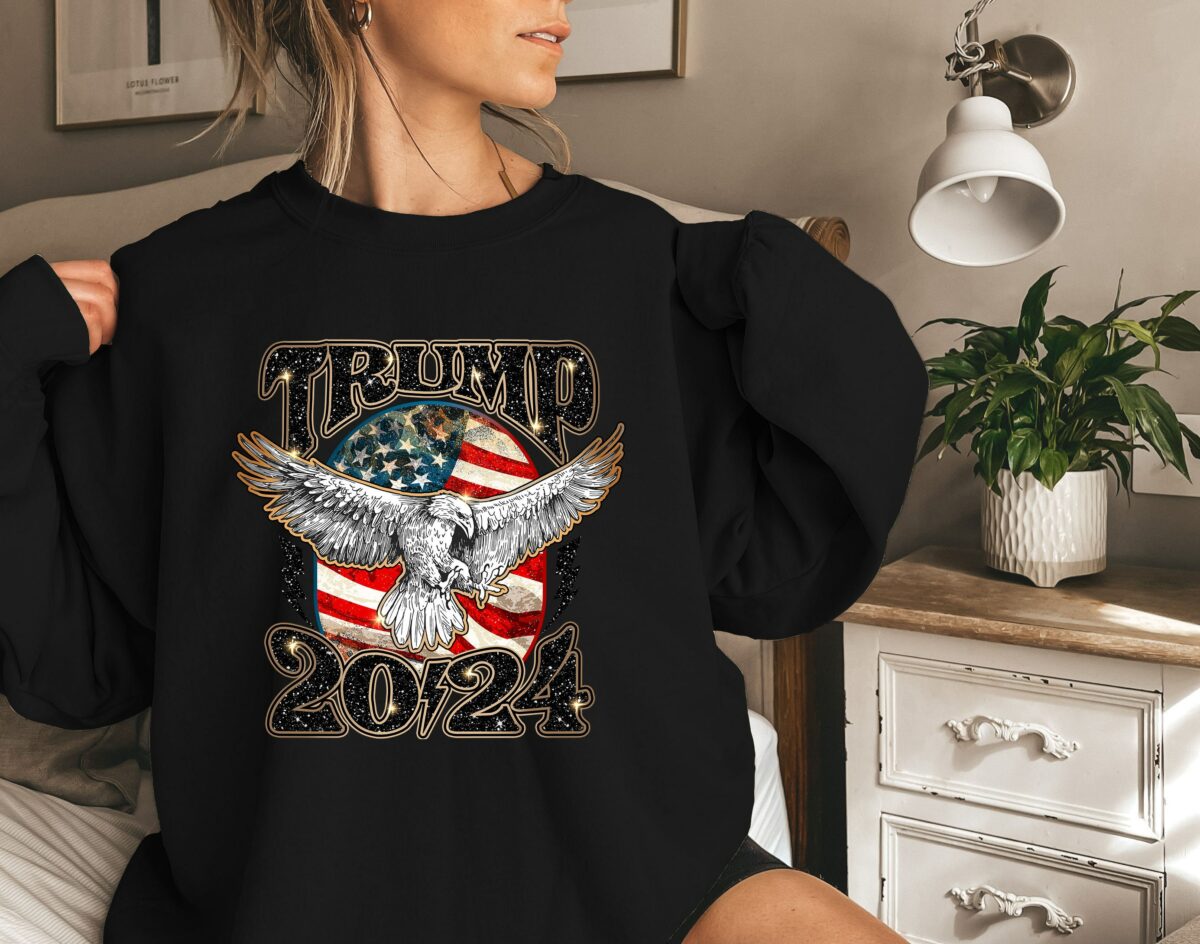 Trump 2024 MAGA Distressed Unisex SweatshirtMAGA ShirtDonald Trump 2024 Republican Shirt Republican Gift Patriot Shirt 3