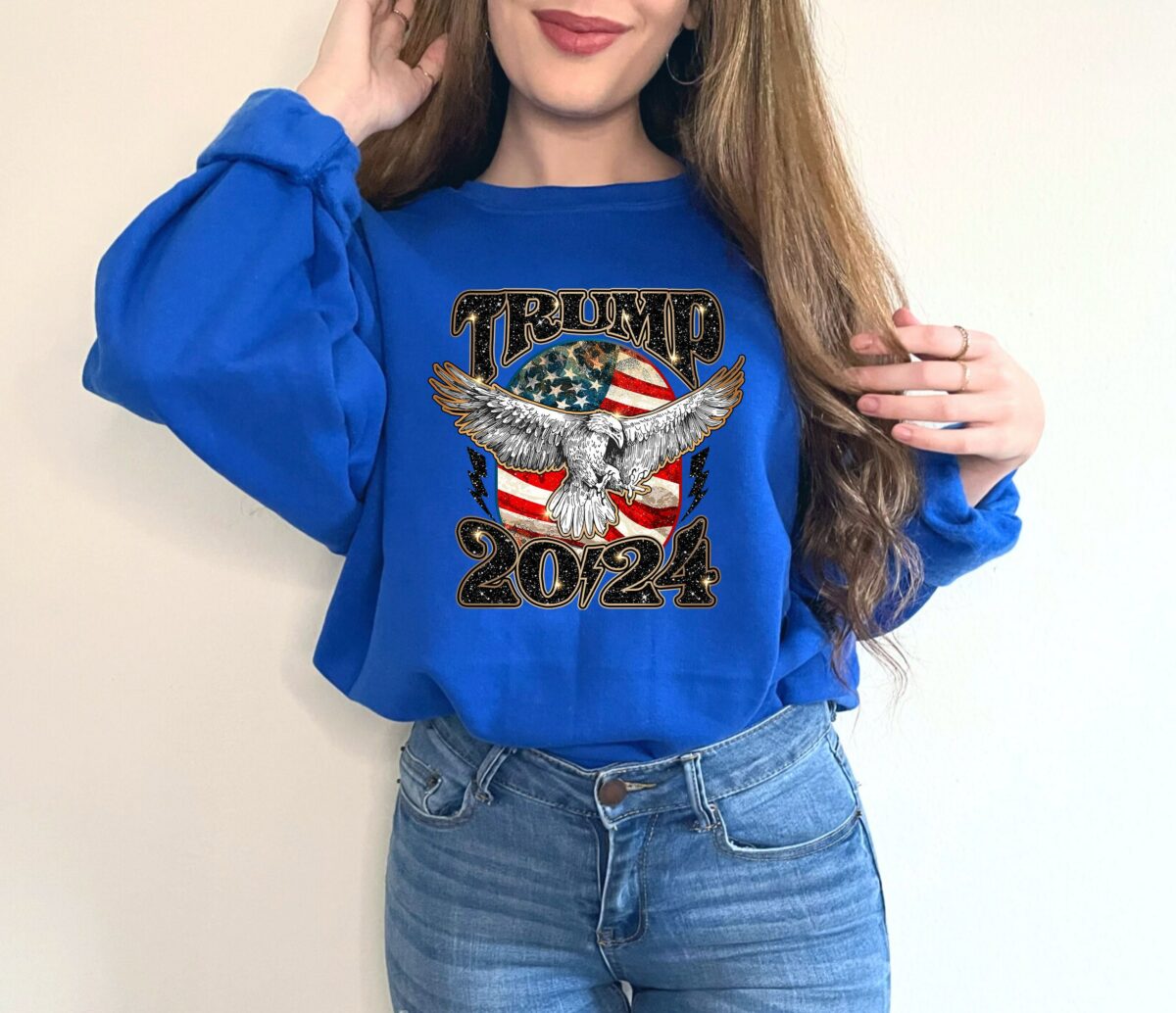 Trump 2024 MAGA Distressed Unisex SweatshirtMAGA ShirtDonald Trump 2024 Republican Shirt Republican Gift Patriot Shirt 6