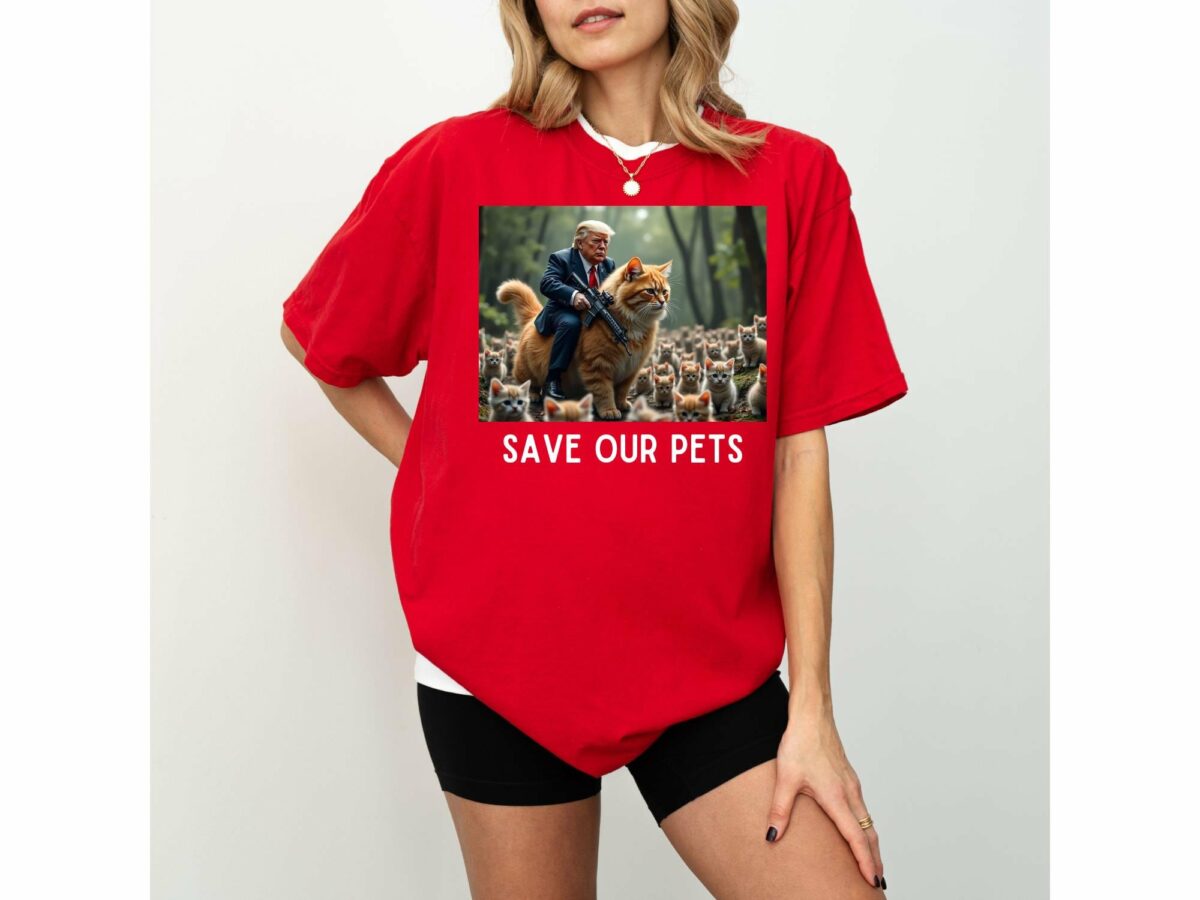 Trump Save Our Pets Shirt Save Our Cats Shirt Trump Debate Tshirt Trump and Kamala Debate Shirt Trump Fight Shirt Support Trump Shirt 3