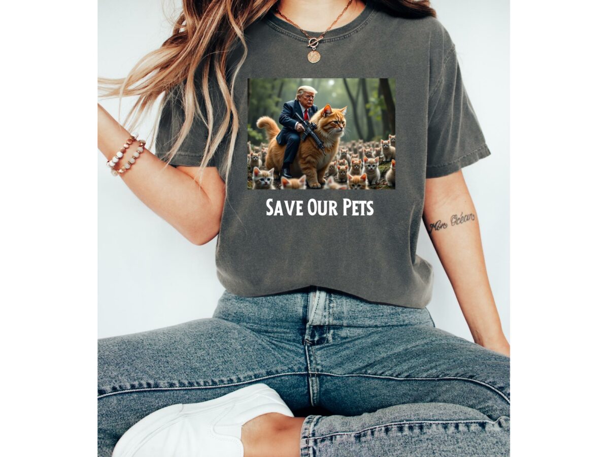 Trump Save Our Pets Shirt Save our Cats Shirt Trump Debate Shirt Trump and Kamala Debate Shirt Trump Fight Shirt Support Trump Shirt 3