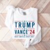 Trump Vance 24 Shirt Trump 2024 Sweatshirt President Trump Republican Shirt Republican Gifts Support Trump Shirt American Flag Shirt 3