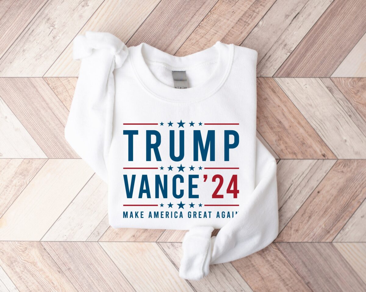 Trump Vance 24 Shirt Trump 2024 Sweatshirt President Trump Republican Shirt Republican Gifts Support Trump Shirt American Flag Shirt 3