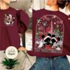 Two sided Mickey Minnie Couple Disney Christmas Shirt Mickeys Very Merry Christmas Party WDW Disneyland Castle Holiday Couple Xmas Trip 2