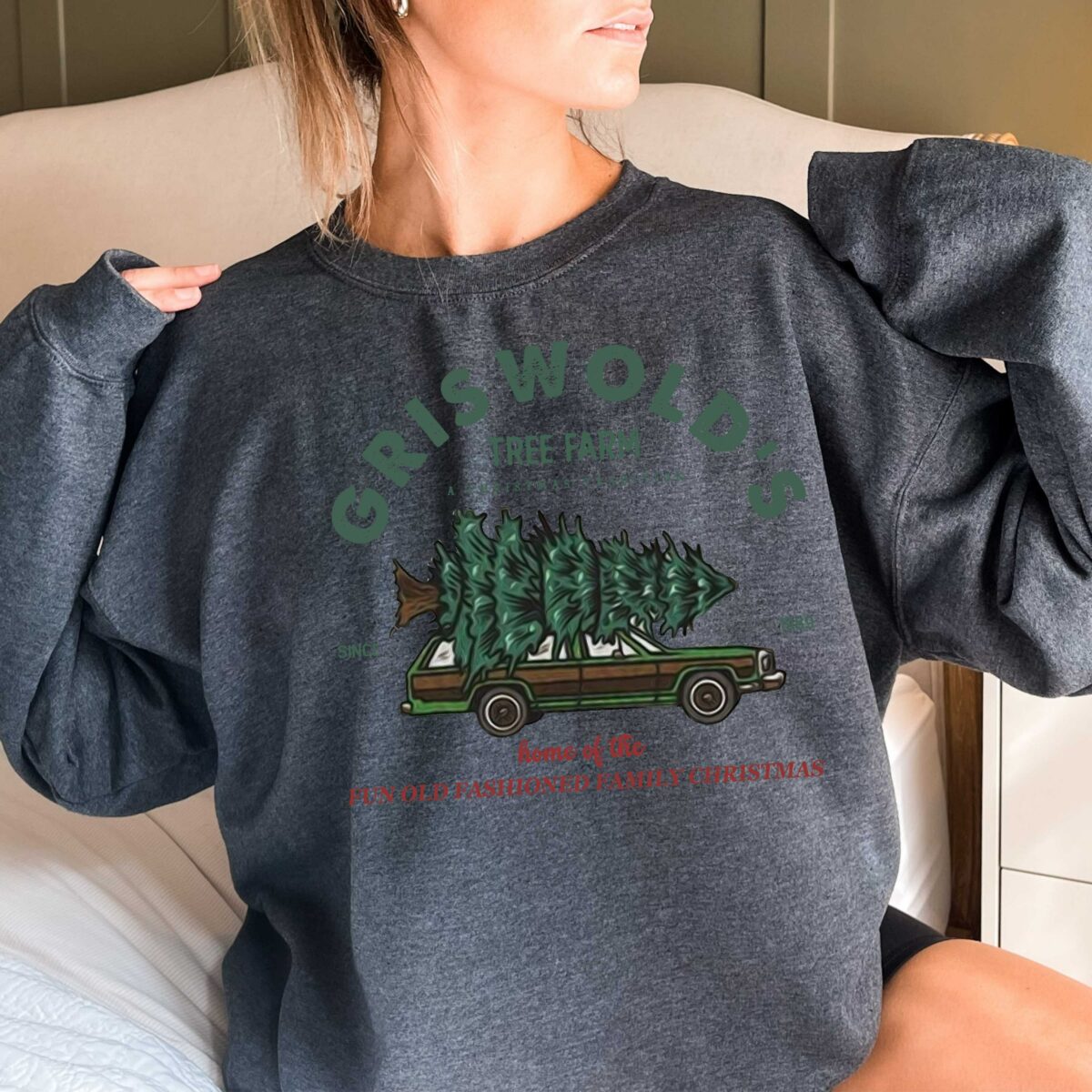 Vintage Griswold Christmas Sweatshirt Christmas SweatshirtChristmas CrewneckChristmas Vacation Sand Sweatshirt 6