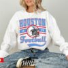 Vintage Houston Football Crewneck Sweatshirt T Shirt Houston T Shirt Houston Football Game Day Houston Fans Gift 5